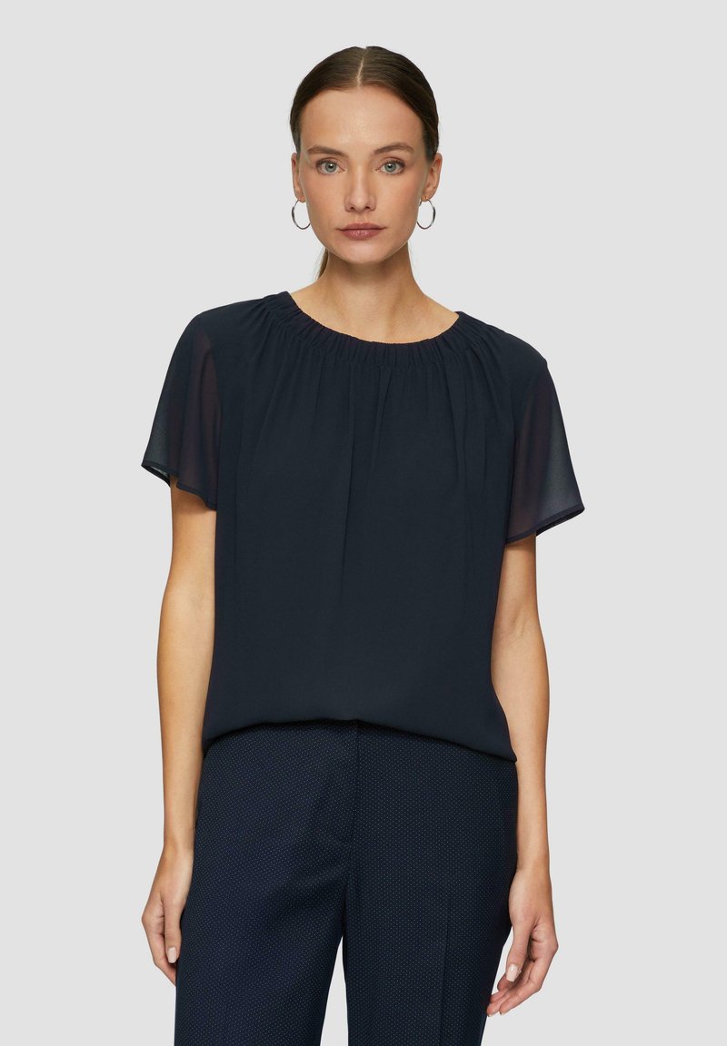 s.Oliver BLACK LABEL AM AUSSCHNITT - Blouse - navy