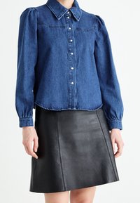 Vero Moda Blus - dark-blue denim