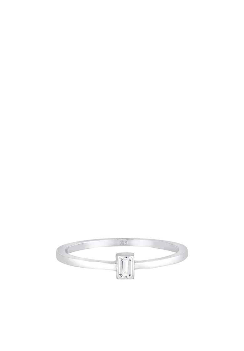 Elegantes Anillos Para Mujer, Anillo Cuadrado De Plata De Ley Para Boda, Compromiso, Joyería De Regalo, Plata, Sin Piedras Preciosas