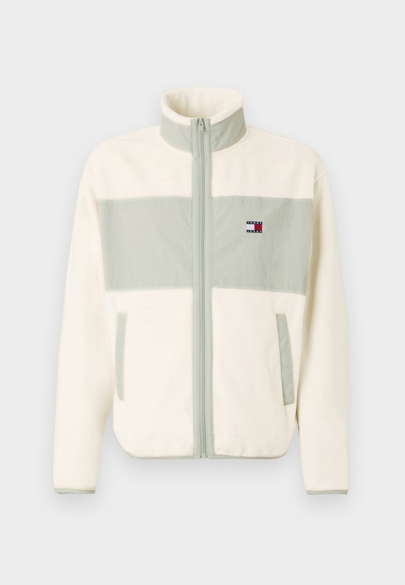 Tommy Jeans Fleecejas zandkleur Tommy Jeans Fleecejas zandkleur