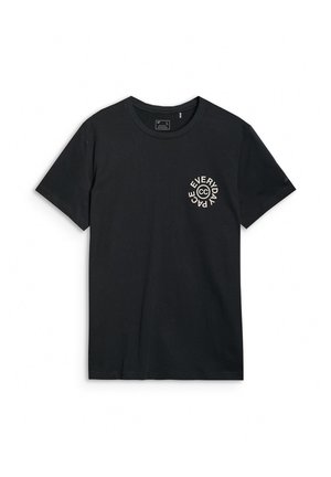 4F, 4F T-SHIRT REGULAR Z NADRUKIEM MĘSKI - CZARNY 3XL - T-shirt print - deep black