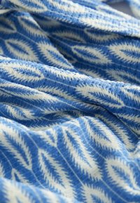 Next SHORT SLEEVE - Overal - blue ikat print