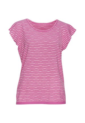 RUNDHALS - T-Shirt print - pink creme