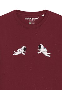 watapparel SPACE LOVE - Sweatshirt - burgundy