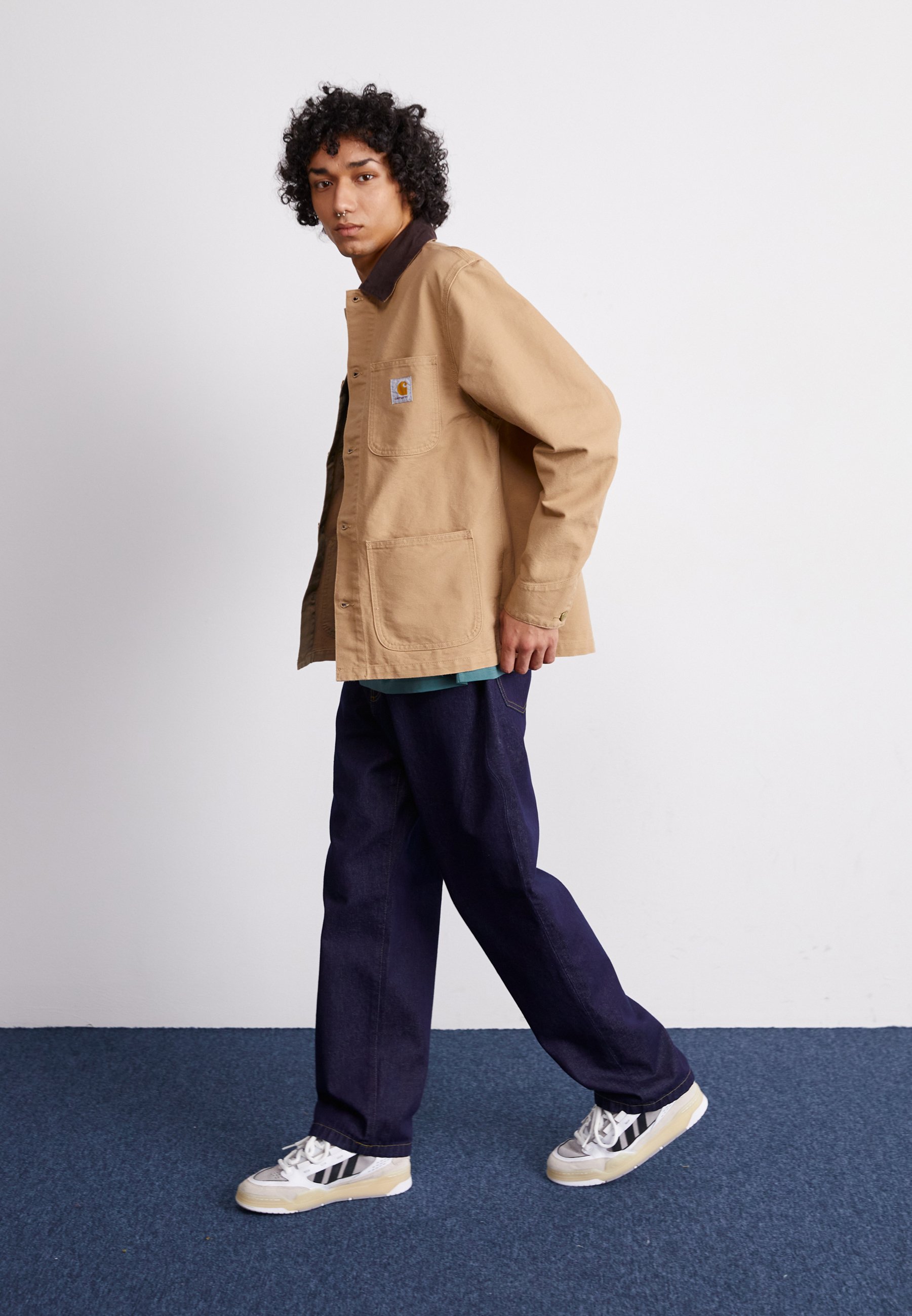 Carhartt WIP LANDON - Jeansy baggy/ciemnoniebieski - Zalando.pl