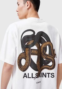 AllSaints RETICULATE SS  - Camiseta estampada - white
