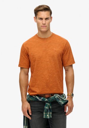 Superdry & Co OVER DYED - T-shirts basic - denver orange