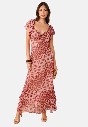 Friends Like These PRINT RUFFLE TIERED - Maxi šaty - red animal