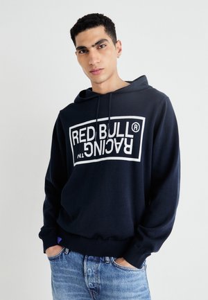 RED BULL RACING INTARSIA LOGO KNIT HOODY - Džemper - dulwich blue