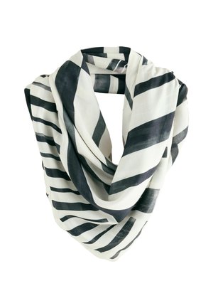 Foulard - black white geo