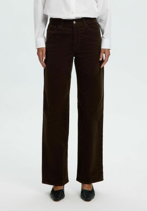 Selected, CORDHOSEN WIDE FIT - Nohavice - delicioso