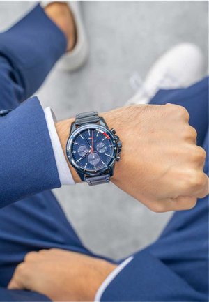 Chronograph watch - blue navy