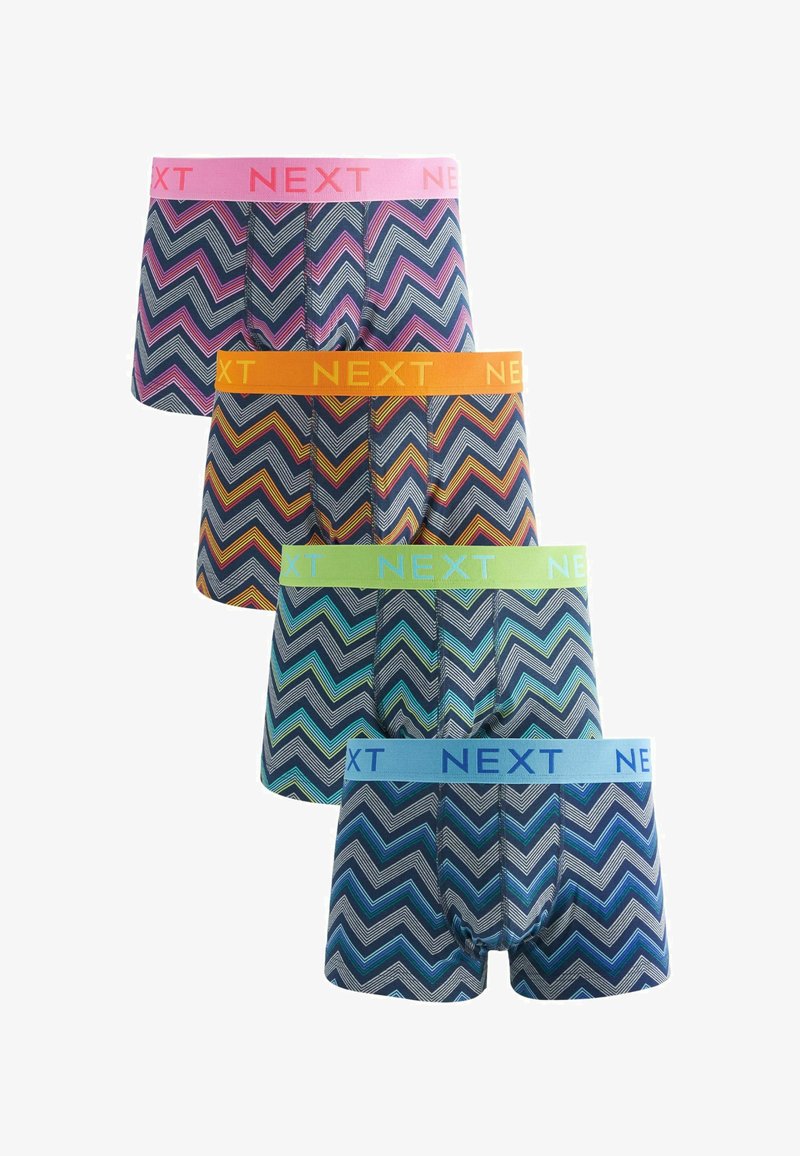 Next PATTERN FOUR PACK - Boxerkalsong - grey colour pop zig zag stripe pattern