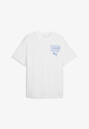 Puma, JUNIOR VARSITY RELAXED T-SHIRT - T-Shirt print - white