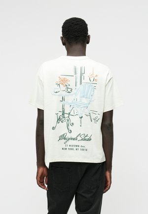 JORBEDFORD SKETCHED TEE - Majica kratkih rukava s printom - antique white