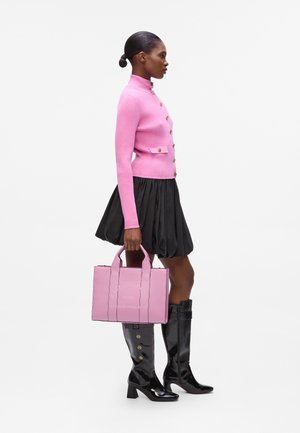 KARL LAGERFELD PEBBLE SQUARE TOTE - Käekott - cyclamen