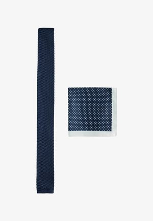 Next, TIE POCKET AND SQUARE SET - Pocket square - navy blue