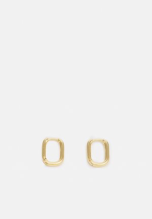 MINI OVAL HOOP EARRINGS - Auskarai - pale gold-coloured