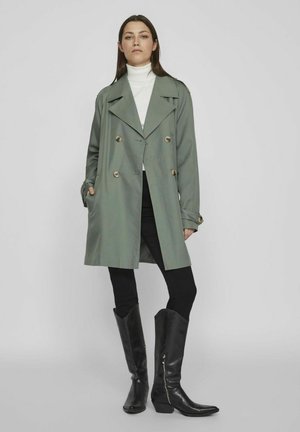 VILA TAILLENGÜRTEL - Trenchcoat - laurel wreath