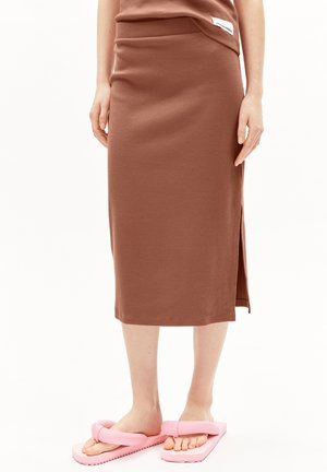 Jupe crayon - brown