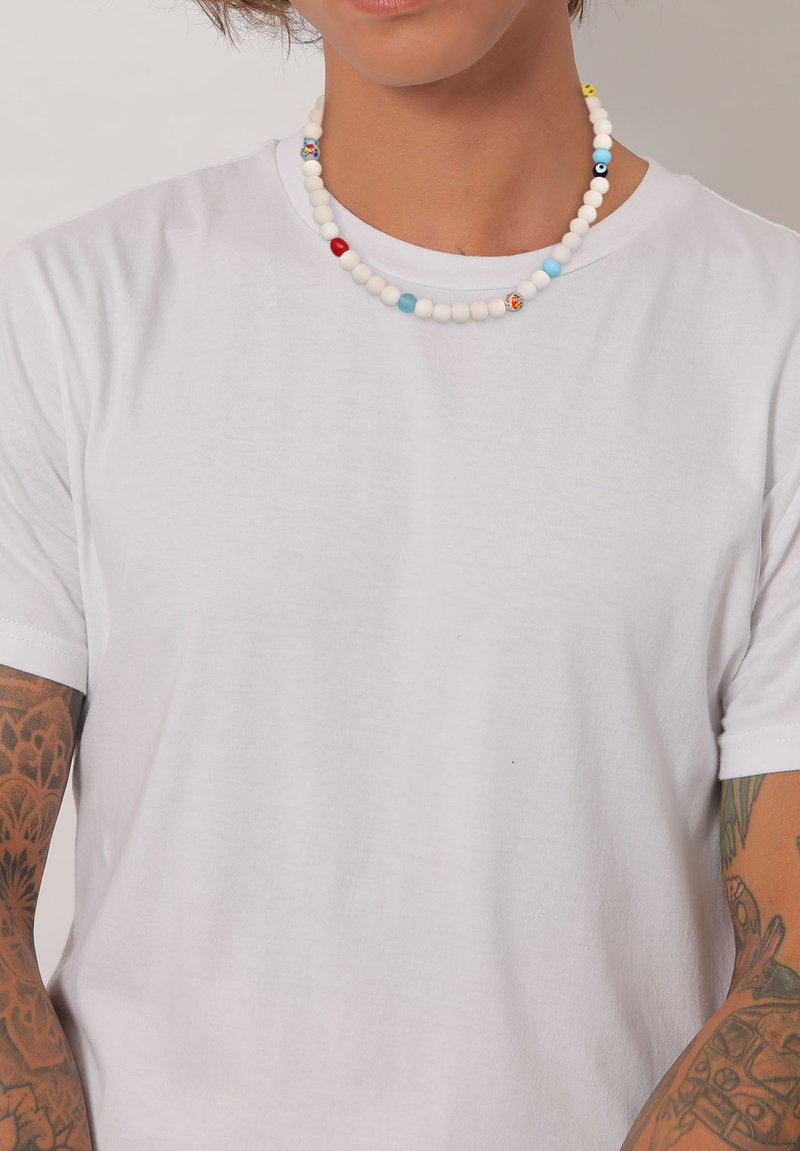 KUZZOI HAPPY FACE - Halsband - weiß