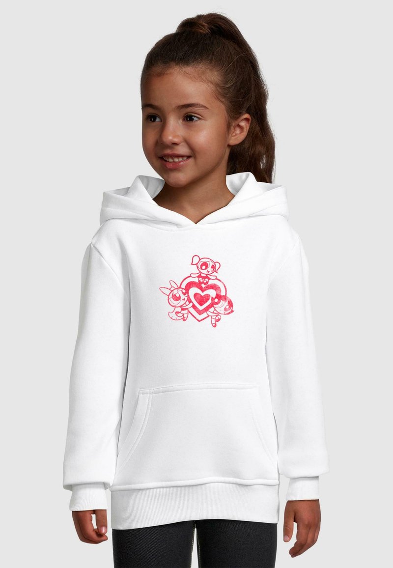 Merchcode OUTLINE GRAPHIC - Felpa con cappuccio - white