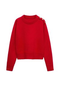 Mango WITH JEWEL BUTTONS - Pulover - red
