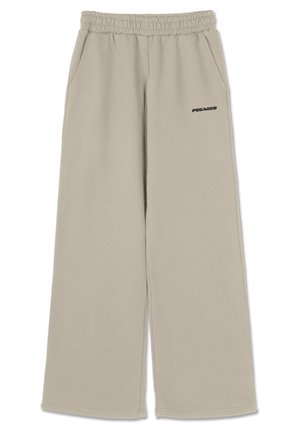 Pegador LOGO WIDE  - Pantaloni sportivi - washed cozy beige black