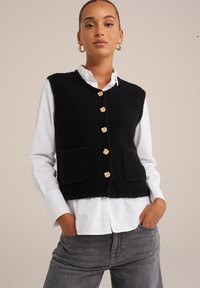 WE Fashion Kardigan - black