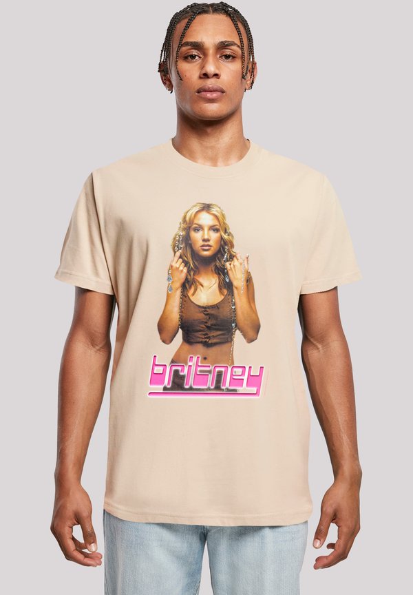BRITNEY SPEARS - T-Shirt print - sand