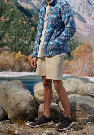 Fleecejacka - stone blue denim