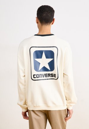 BOX STAR RINGER CREW - Sweater - egret