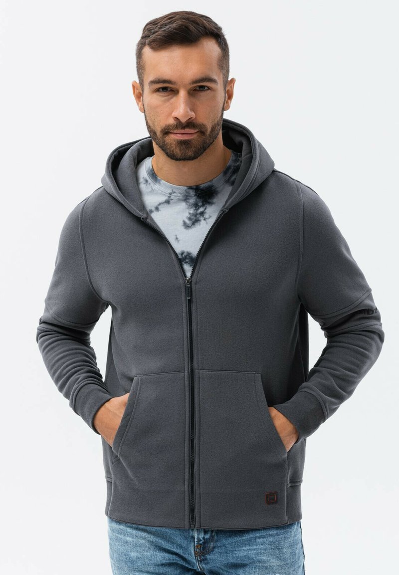 Ombre WITH PRINTS  - Sweatjakke - graphite