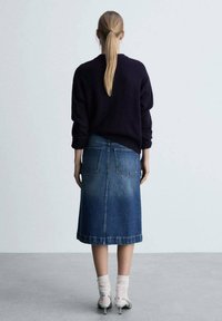Mango Strickpullover - royal blue