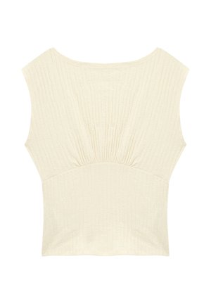 Koton BOAT NECK T-SHIRT . - Top - beige