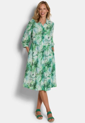 IN MIDI-LÄNGE - Blousejurk - green patterned