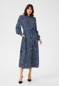 KAPOLLIE - Kreklkleita - midnight blue graphic dot