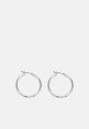 MED THIN HOOP - Earrings - silver-coloured