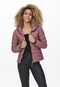 ONLY ONLTAHOE HOOD JACKET - Lett jakke - withered rose