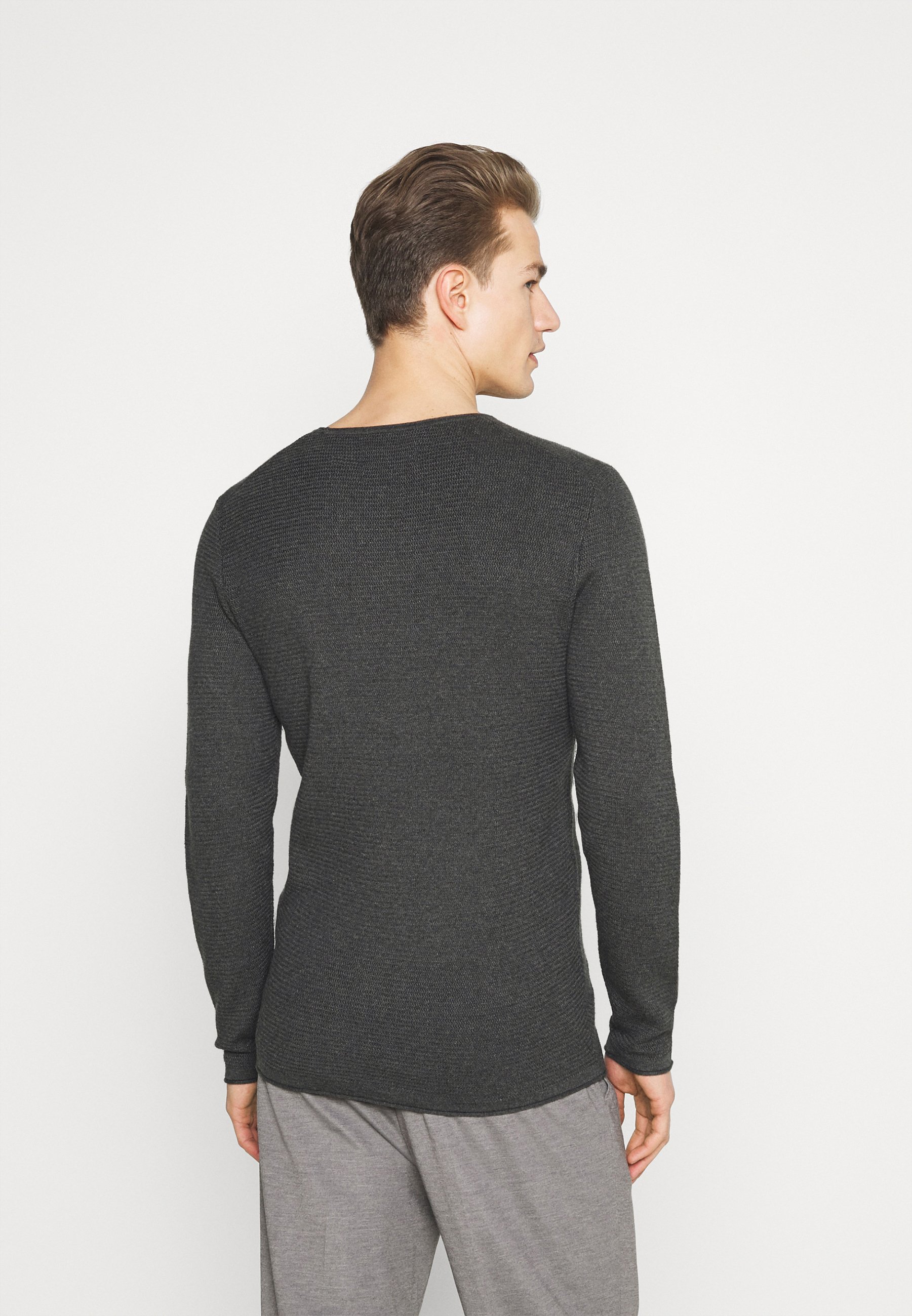 Homme ZIGZAG STRUCTURED CREWNECK - Pullover Homme ZIGZAG STRUCTURED CREWNECK - Pullover
