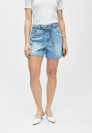 Object SHORTS BINDEGÜRTEL - Short en jean - light blue denim