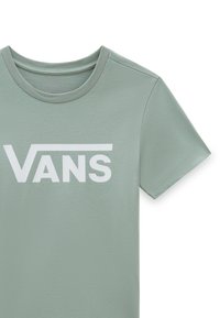 Vans FLYING V CREW - Camiseta estampada - iceberg green