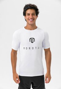 MOROTAI - T-shirt print - weiß Miniatuurafbeelding 1