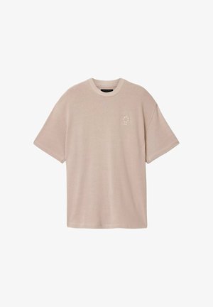 AllSaints, CREW. - T-shirt basic - dusk white