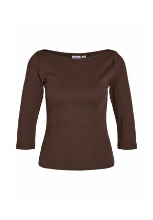 Noisy May, 3/4 SLEEVED BLOUSE NMMAYA - Pikkade varrukatega topp - coffee bean