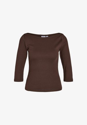 Noisy May, 3/4 SLEEVED BLOUSE NMMAYA - T-shirt à manches longues - coffee bean