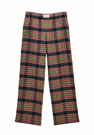 STELLA  - Trousers - navy green check