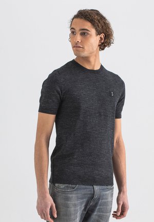 T-shirt basic - off black