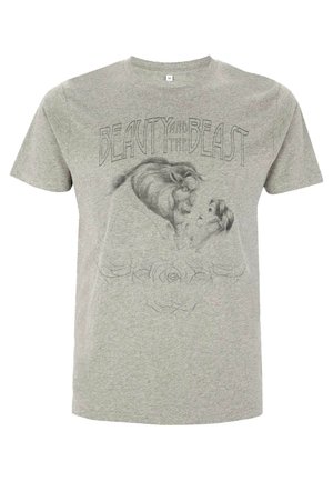 BEAUTY & THE BEAST BEAUTY SKETCH UNISEX - Print T-shirt - melange grey