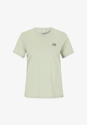 Iriedaily, IRIEDAILY T-SHIRT VANCY - Print T-shirt - light sage